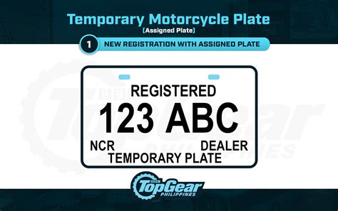 temporary plate number|A full guide to temporary license plates in PH .